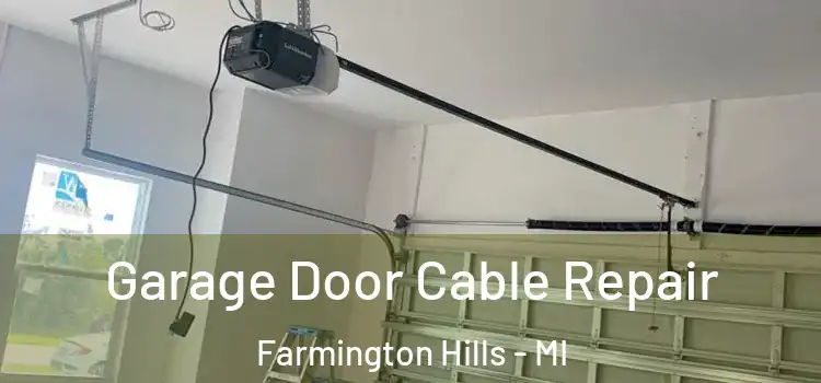  Garage Door Cable Repair Farmington Hills - MI