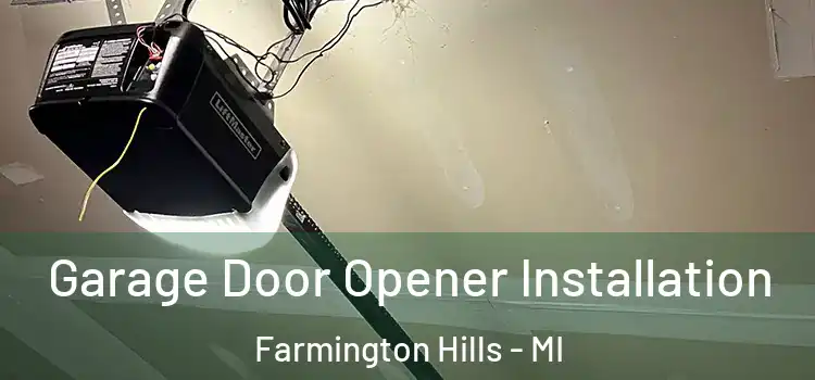  Garage Door Opener Installation Farmington Hills - MI