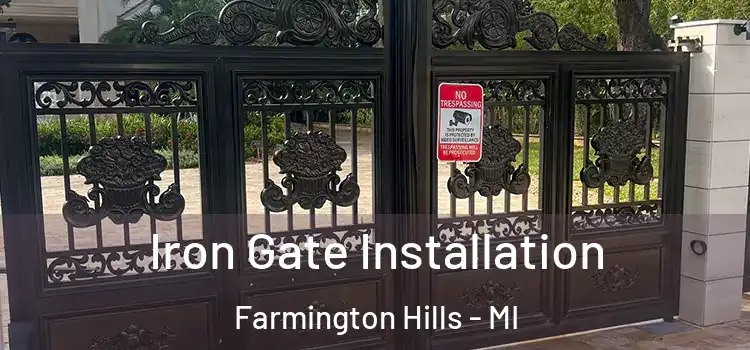  Iron Gate Installation Farmington Hills - MI