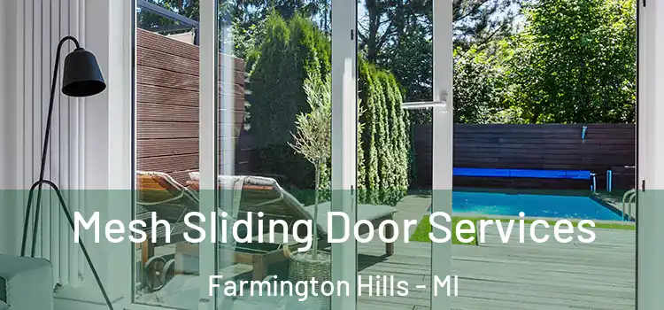 Mesh Sliding Door Services Farmington Hills - MI